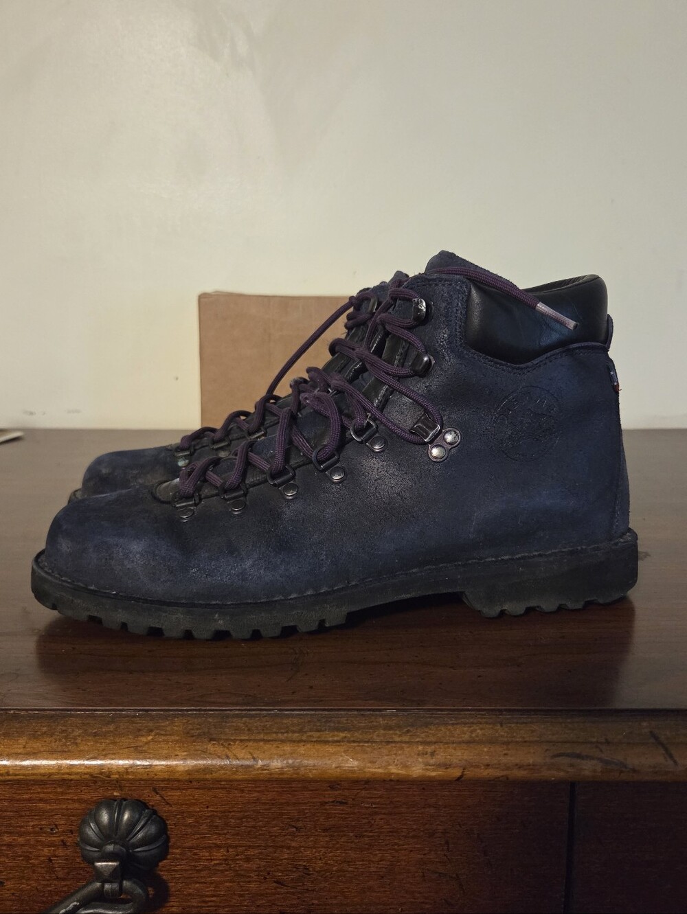 Diemme Roccia Vet Hiking Boots Blue Men's Sz 44 UK 11 US Pre Owned
